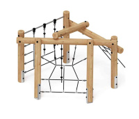 Детские уличные комплексы + Спортивная серия (лиственница) СК 1.08.02-Л.И1