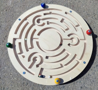 Тактильное оборудование и панели + Тактильный диск (вращающийся, настенный лабиринт)