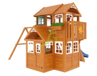 Детские уличные комплексы + Детская площадка IgraGrad Клубный домик 3 Luxe