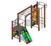 Детские уличные комплексы + Спортивная серия (Граффити) СК 2.01.21-01