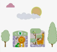 Декоративно-развивающие панели + Набор декоративно-развивающих панелей «Миниград»