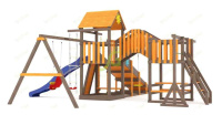 Детские уличные комплексы + Всесезонная площадка IgraGrad С Мостик 1 SF1