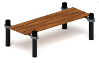 Уличные турники и брусья (Воркаут) + Воркаут 108 ВТ 12.12-01