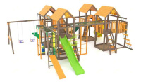 Детские уличные комплексы + Детская площадка IgraGrad Комбо X2