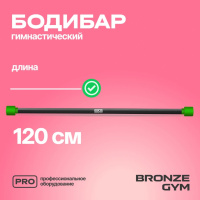 Бодибары + BRONZE GYM BG-FA-BDB3 Бодибар палка гимнастическая, 3 кг