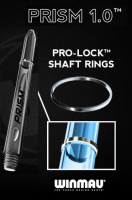 Аксессуары для игры в дартс + Хвостовики Winmau Prism 1.0 (Medium) темно серого цвета