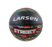 Баскетбольные мячи + Мяч баскетбольный Larsen Street Black Stripes