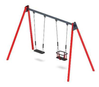 Детские качели + Качели двойные М2 - ИО 12.М.03.04.03-01