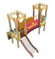 Детские уличные комплексы + Детский игровой комплекс «Королевство» H=750 ДИК 02-1502