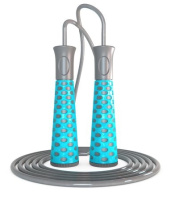 Скакалки + Спортивная скакалка DFC с подшипниками / 300 см /