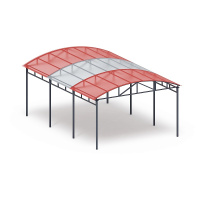 Теневые навесы, беседки + Теневой навес на 6 тренажеров - МФ 751.02 - Спорт